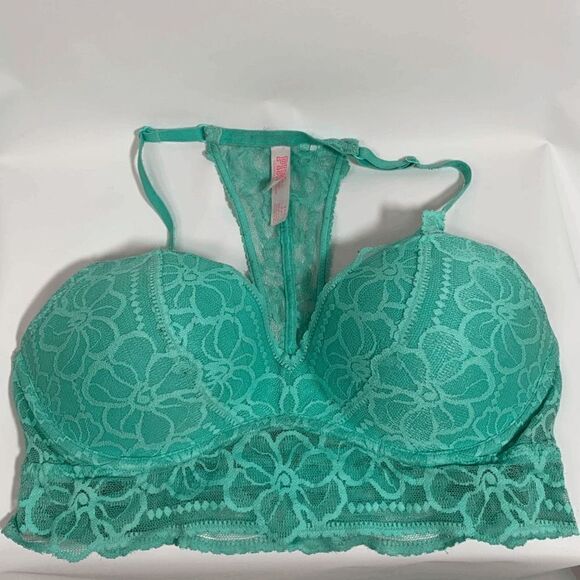 PINK Victoria's Secret Push Up Racerback Bra M (A-C) - Picture 1 of 7